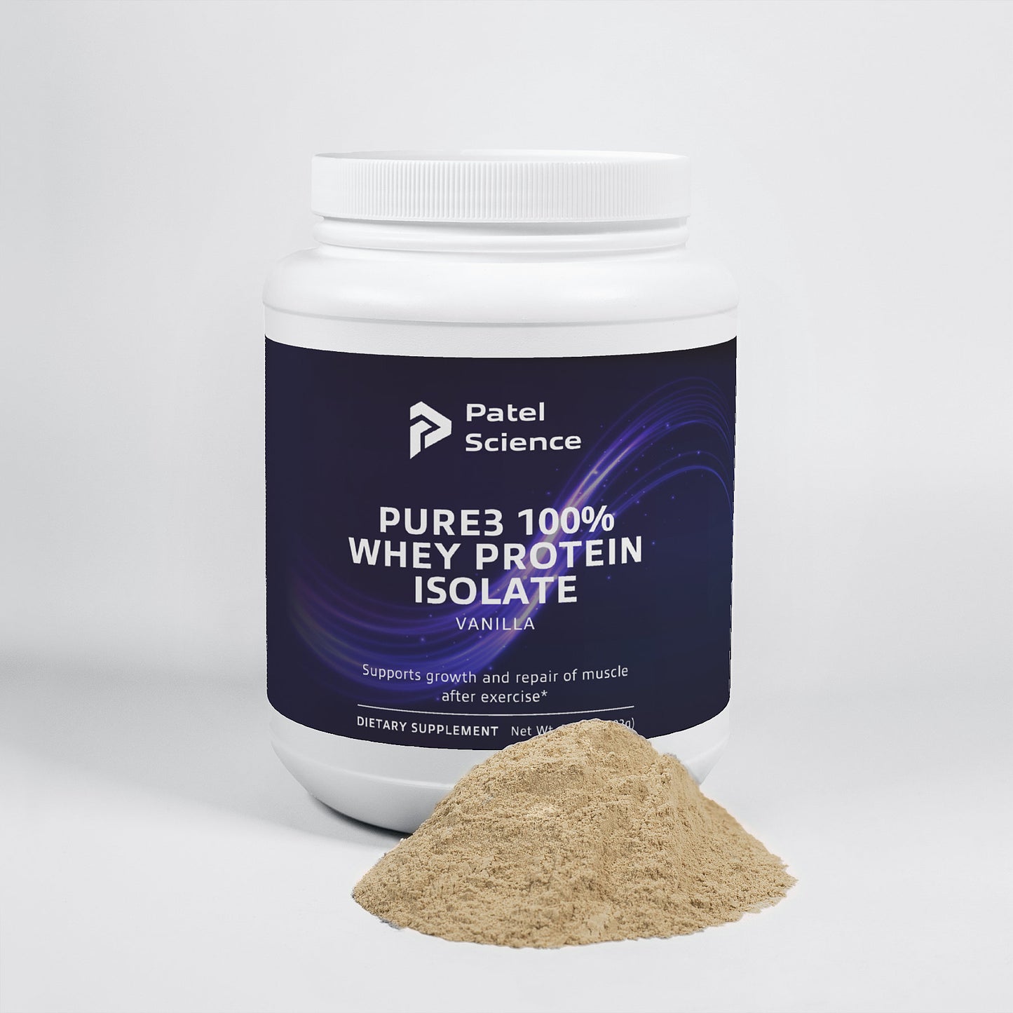 Pure3 100% Whey Protein Isolate (Vanilla)