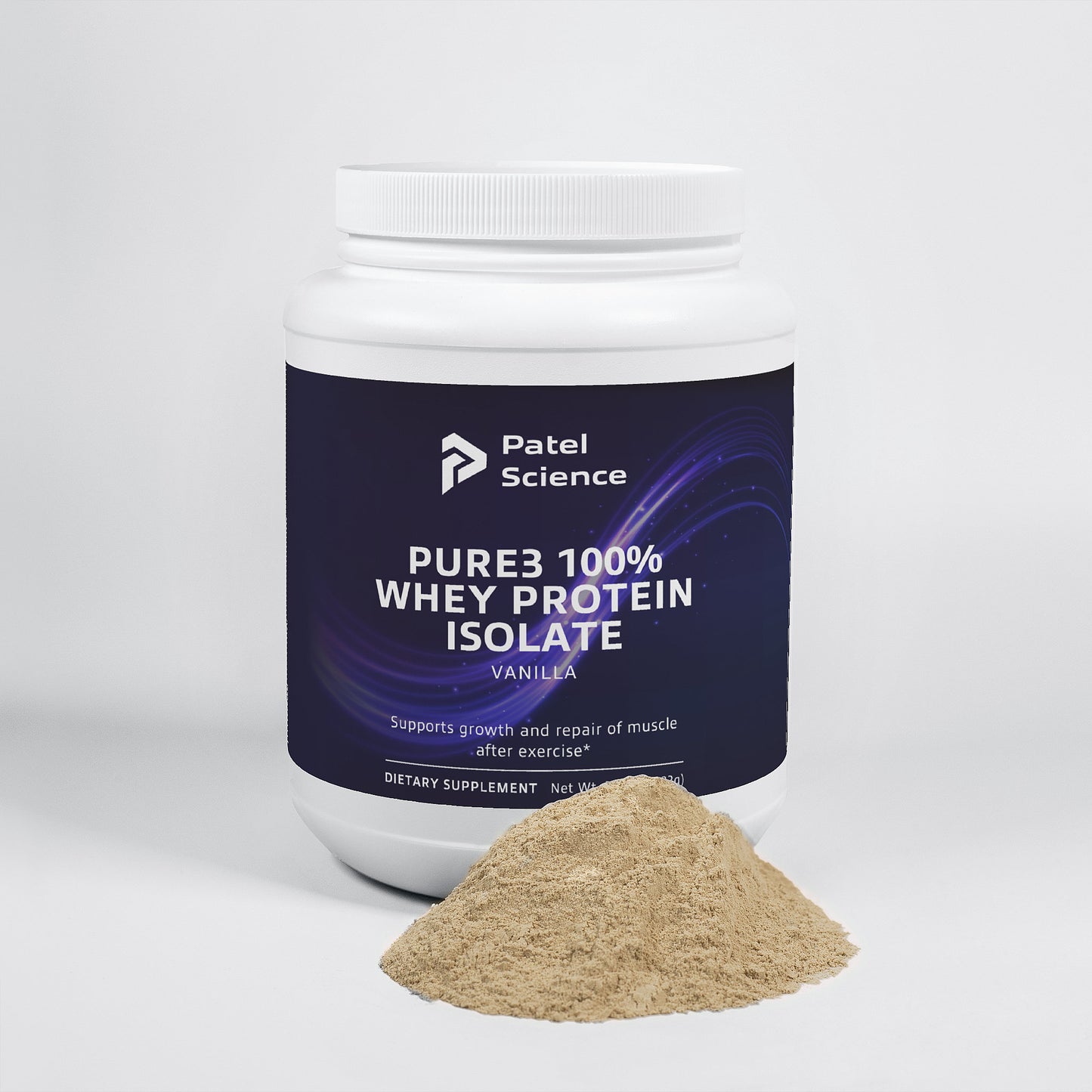 Pure3 100% Whey Protein Isolate (Vanilla)