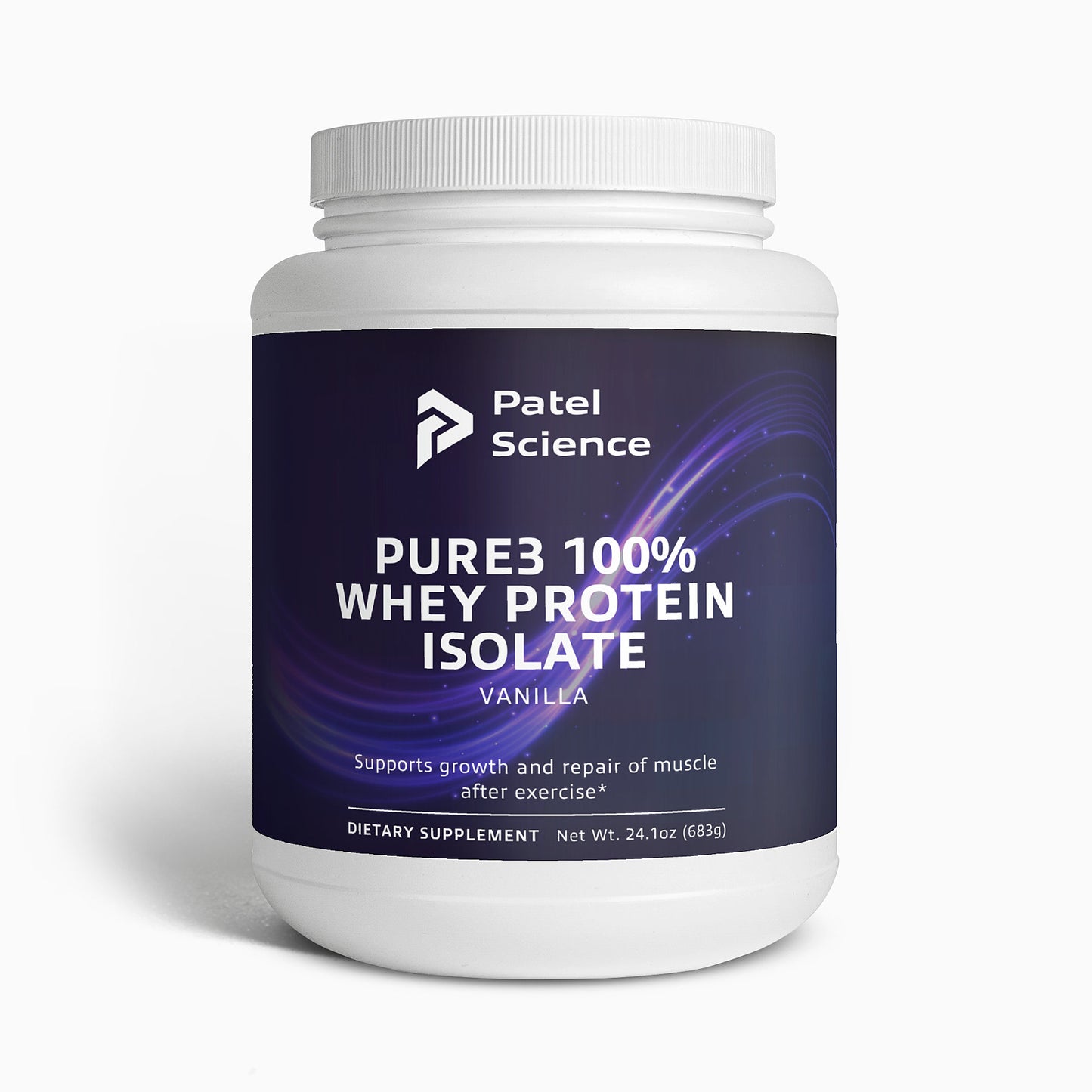 Pure3 100% Whey Protein Isolate (Vanilla)