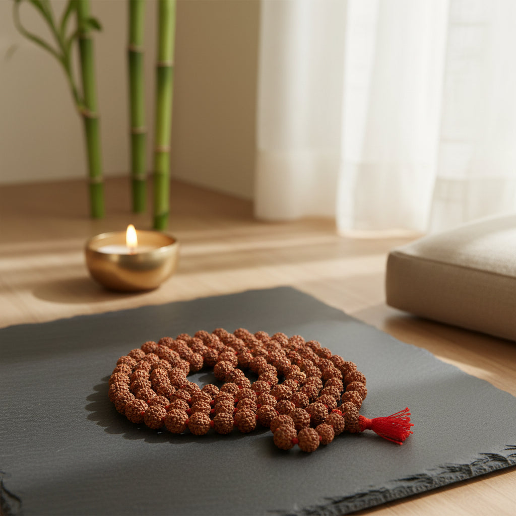 Rudraksha Mala Meditation Beads